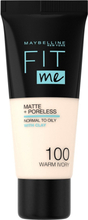 Maybelline New York Fit Me Matte + Poreless Foundation 100 Warm I