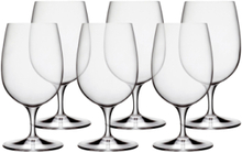 Vandglas På Fod Palace 32 Cl 6 Stk. Klar Home Tableware Glass Whiskey & Cognac Glass Nude Luigi Bormioli