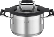Gryde Med Glaslåg Silence Pro Home Kitchen Pots & Pans Saucepans Silver Rösle