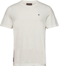 Watson Slub Tee Designers T-Kortærmet Skjorte White Morris