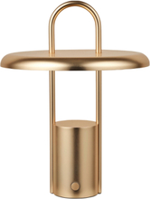 Pier Portable Led Lamp Brass Home Lighting Lamps Table Lamps Gold Stelton