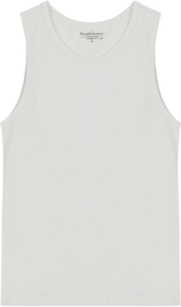 Tank Relaxed Tops T-shirts Sleeveless White Bread & Boxers