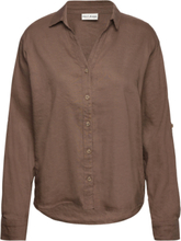 Pzluca Shirt Tops Shirts Long-sleeved Brown Pulz Jeans