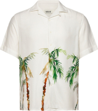Sdiles Tops Shirts Short-sleeved White Solid