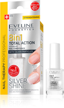 Eveline Cosmetics Nail Therapy Conditioner 8 In 1 Silver Shine 1