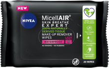 NIVEA MicellAIR Expert Make-Up Remover Wipes Waterproof 20 St