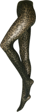 Leopard Pantyhose Lingerie Pantyhose & Leggings Black Sneaky Fox