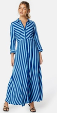Y.A.S Savanna Long Shirt Dress Surf The Web Stripes XL