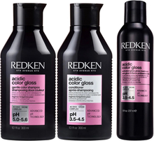 Redken Acidic Color Gloss Trio Shampoo 300 ml, Conditioner 300 ml, Treatment 237 ml