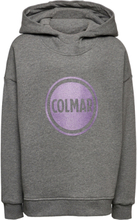 Girls Sweatshirt Tops Sweatshirts & Hoodies Hoodies Grey Colmar