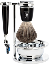 Mühle Rytmo Set Razor Fusion™ + Shaving Brush + Bowl High-grade R