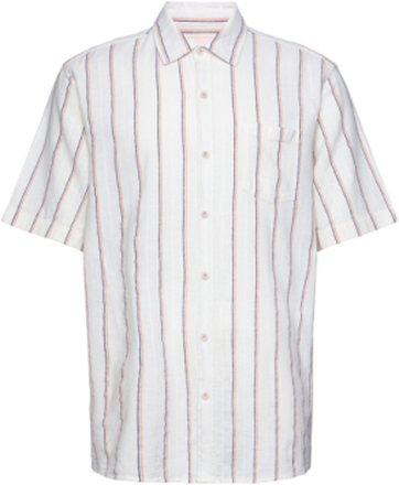 Short-Sleeved Loose Shirt Tops Shirts Short-sleeved White Revolution
