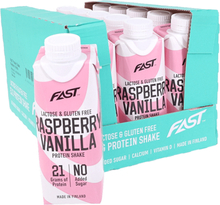 Fast Proteiinishake Vadelma-vanilja 15-pack