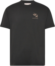 Loose T-Shirt Tops T-Kortærmet Skjorte Black Revolution