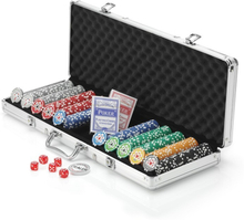 Pokerset Deluxe 500 Chips Ton-Komposit 11,5 g. Aluminium Koffer