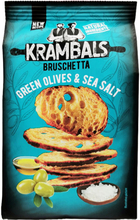 Krambals Bruschetta Brotchips Green Olives & Sea Salt