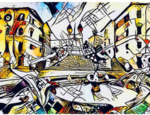 Malen nach Zahlen - Kandinsky trifft Rom 2 - Artist's Kandinsky Edition - by zamart, ohne Rahmen