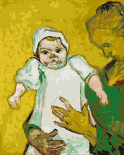 Malen nach Zahlen - Madame Roulin und ihr Baby - Vincent van Gogh, ohne Rahmen