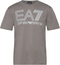 "T-Shirts Tops T-Kortærmet Skjorte Grey EA7"