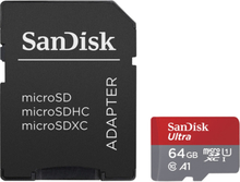 SanDisk MicroSDXC Mobil Ultra 64GB 140MB/s UHS-I Adapt
