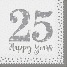 Servetter 25 Happy Years - 16-pack