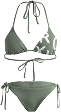 Sd Be Cl Tiki Tri Reg Ts Set Bikini Green Roxy