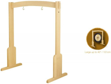 Gong Stand, Large, Beech Wood, up to 40''/101cm Gong