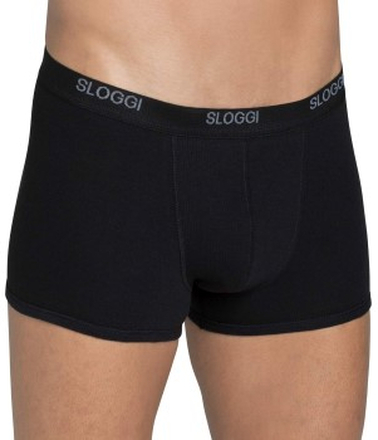 Sloggi For Men Basic Shorts Schwarz Baumwolle Medium Herren