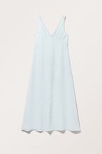 V-neck Maxi Dress - Blue