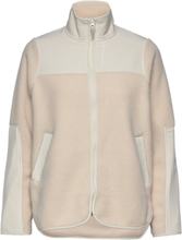 Phoebe Pile Jacket Sport Sweatshirts & Hoodies Fleeces & Midlayers Cream Röhnisch