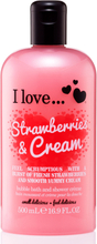 I Love... Bubble Bath & Shower Crème I Love… Strawberries & Cream