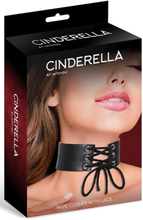 Cinderella Collar With Lace Vegan Leather Choker