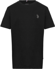 Classic Jersey T-Shirt Tops T-shirts Short-sleeved Black U.S. Polo Assn.