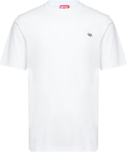 "T-Just-L24 T-Shirt Tops T-Kortærmet Skjorte White Diesel"
