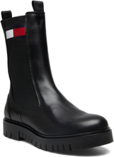 Tjw Long Chelsea Boot Shoes Chelsea Boots Black Tommy Hilfiger