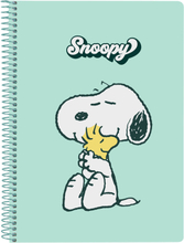 Anteckningsbok Snoopy Groovy Grön A5 80 Blad