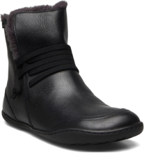 "Peu Cami Shoes Boots Ankle Boots Ankle Boots Flat Heel Black Camper"