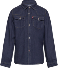 Levi's® Barstow Button Up Shirt Tops Shirts Blue Levi's