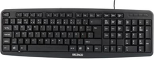 DELTACO Deltaco tastatur, nordisk layout, USB, sort