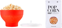 Lékué Popcorn Maker rød + popcorn