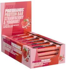 Pro!Brands ProteinPro Bar 45g x 24 stk - Strawberry/Yoghurt