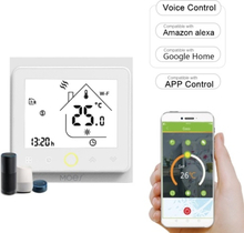 MOES 5A Wi-Fi Smart-Thermostat-Temperaturregler APP-Steuerung Kompatibel mit Alexa / Google Home Wasser- / Gaskessel für zu Hause