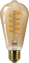Philips - Leuchtmittel LED 4W (250lm) Gold ST64 Dimbar E27