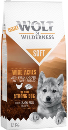 Wolf of Wilderness Junior "Soft - Wide Acres" Huhn - getreidefrei - Sparpaket: 2 x 12 kg