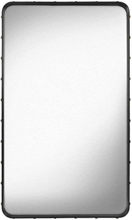 GUBI - Adnet Wall Mirror Rectangular 65X115 Black Leather