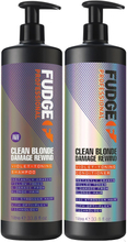 fudge Care Clean Blonde Damage Rewind Duo