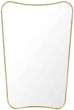 GUBI - F.A. 33 Gio Ponti Wall Mirror 54X80 Polished Brass