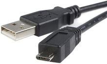 USB-kabel til Micro USB Startech UUSBHAUB2M USB A Micro USB B Sort