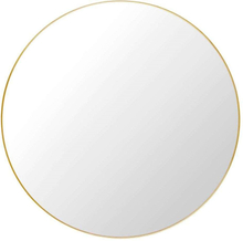 GUBI - Wall Mirror Round Ø110 Polished Brass
