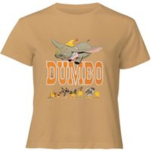 Dumbo The One The Only Women's Cropped T-Shirt - Tan - M - Tan
